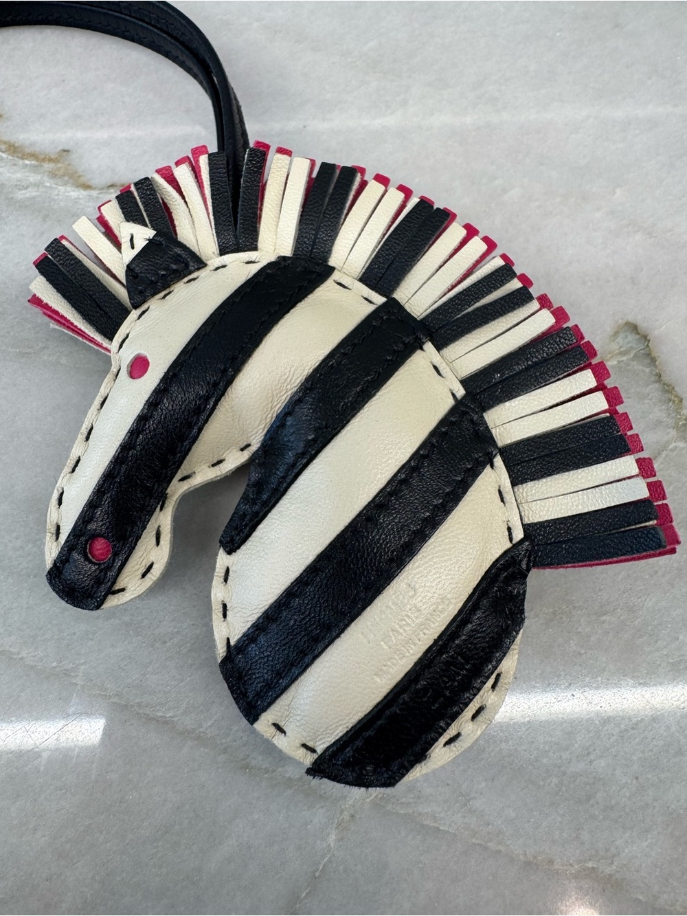 Hermès Milo Geegee Savannah Zebra Bag Charm - Picture 7 of 9